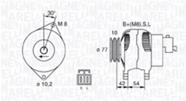 MAGNETI MARELLI 063730015010 Генератор