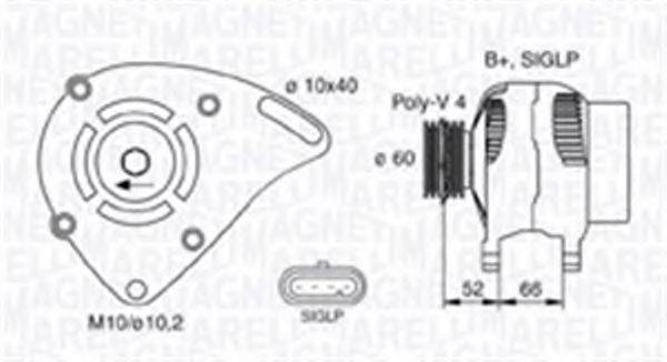 MAGNETI MARELLI 063730022010 Генератор