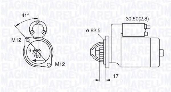 MAGNETI MARELLI 063521074270 Стартер