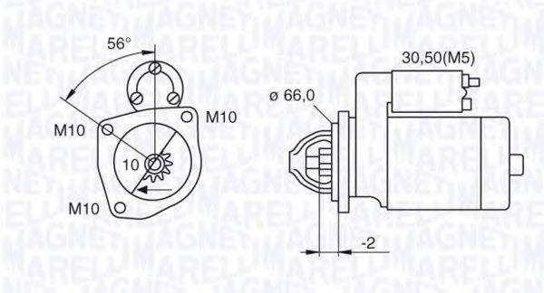 MAGNETI MARELLI 063720002010 Стартер