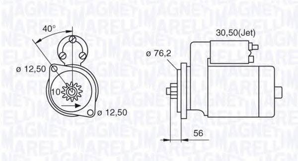 MAGNETI MARELLI 063521204000 Стартер