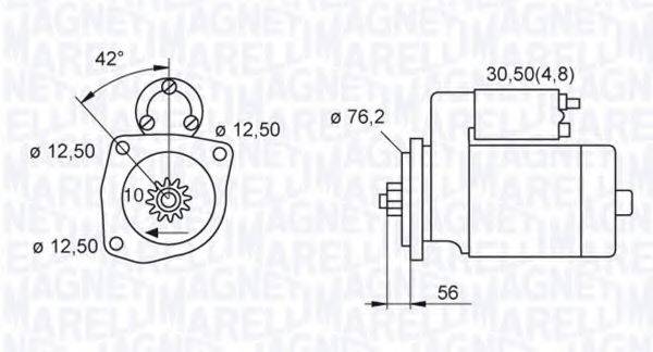 MAGNETI MARELLI 063521214080 Стартер