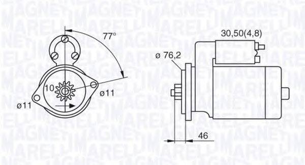 MAGNETI MARELLI 063521230160 Стартер