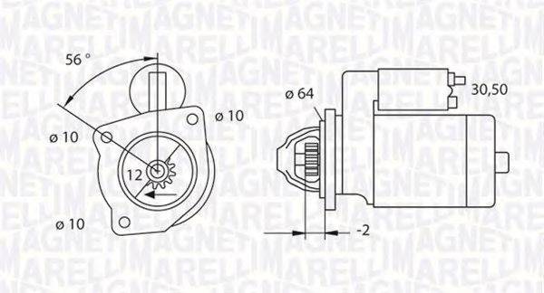 MAGNETI MARELLI 063523622010 Стартер