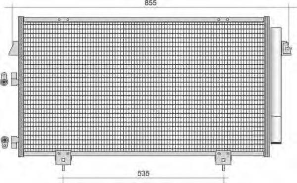 MAGNETI MARELLI 350203388000 Конденсатор, кондиціонер