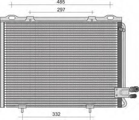 MAGNETI MARELLI 350203394000 Конденсатор, кондиціонер