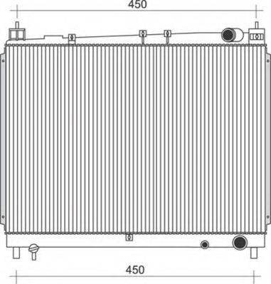 MAGNETI MARELLI 350213103600 Радіатор, охолодження двигуна