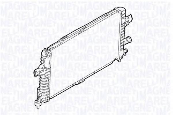 MAGNETI MARELLI 350213130500 Радіатор, охолодження двигуна