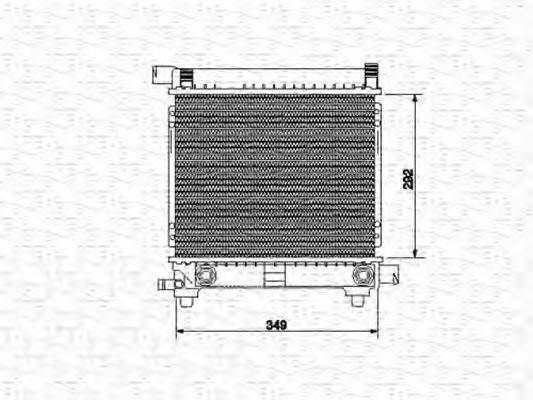 MAGNETI MARELLI 350213534000 Радіатор, охолодження двигуна