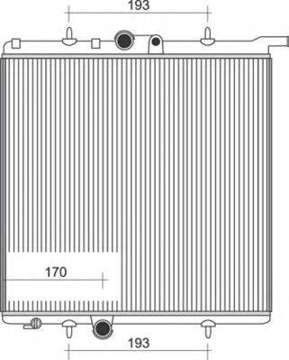 MAGNETI MARELLI 350213874000 Радіатор, охолодження двигуна