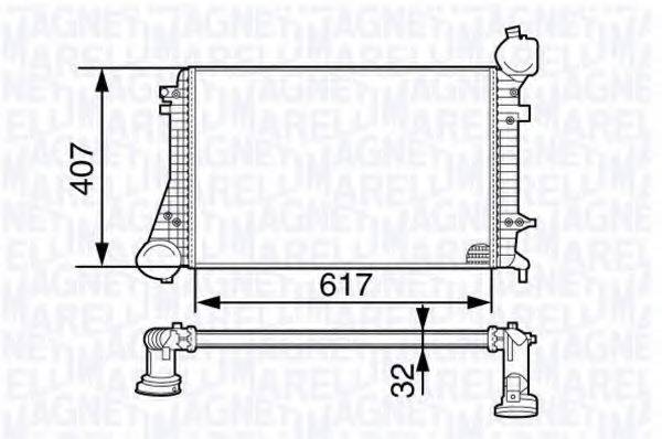 MAGNETI MARELLI 351319202670 Інтеркулер