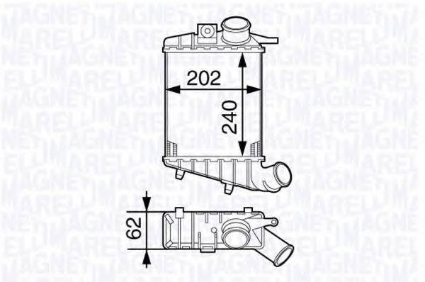 MAGNETI MARELLI 351319202750 Інтеркулер