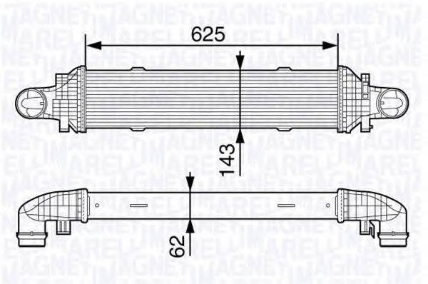 MAGNETI MARELLI 351319203350 Інтеркулер