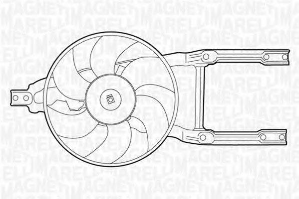 MAGNETI MARELLI 069422205010 Вентилятор, охолодження двигуна