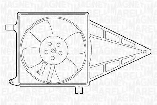 MAGNETI MARELLI 069422211010 Вентилятор, охолодження двигуна