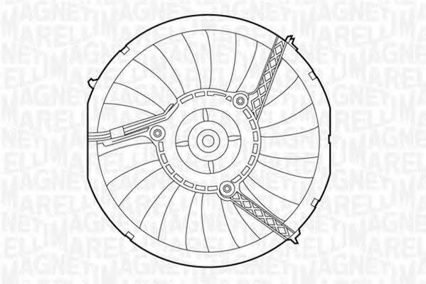 MAGNETI MARELLI 069422265010 Вентилятор, охолодження двигуна