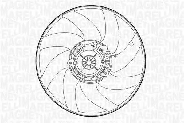 MAGNETI MARELLI 069422435010 Вентилятор, охолодження двигуна