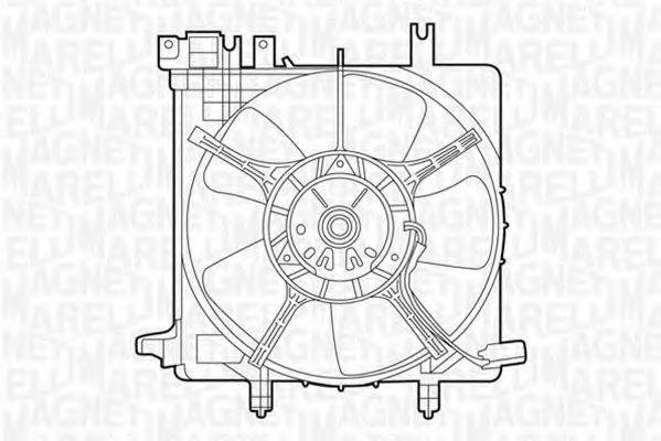 MAGNETI MARELLI 069422442010 Вентилятор, охолодження двигуна