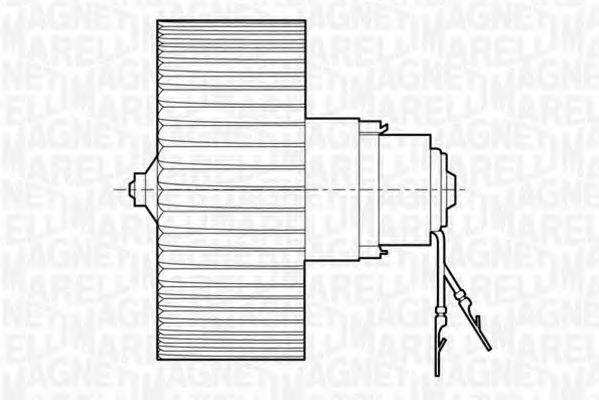 MAGNETI MARELLI 069401295010 Електродвигун, вентиляція салону