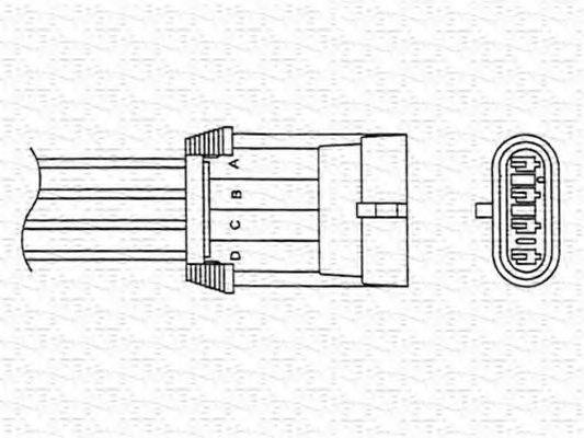 MAGNETI MARELLI 460001938010 Лямбда-зонд