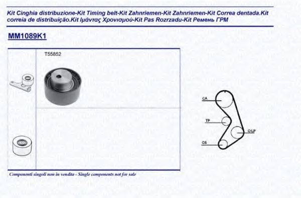 MAGNETI MARELLI 341310891101 Комплект ременя ГРМ