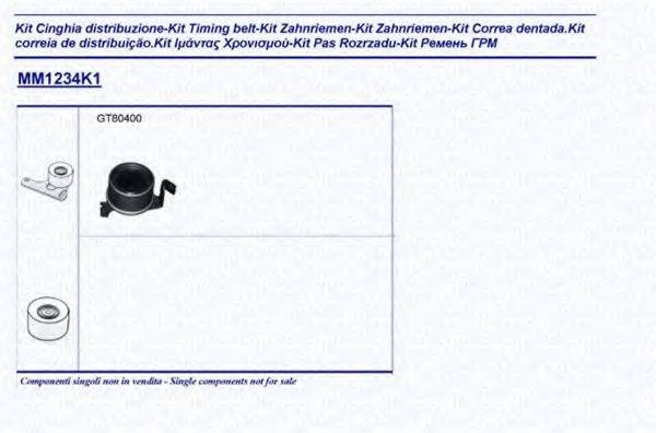 MAGNETI MARELLI 341312341101 Комплект ременя ГРМ