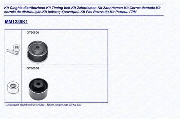 MAGNETI MARELLI 341312361101 Комплект ременя ГРМ