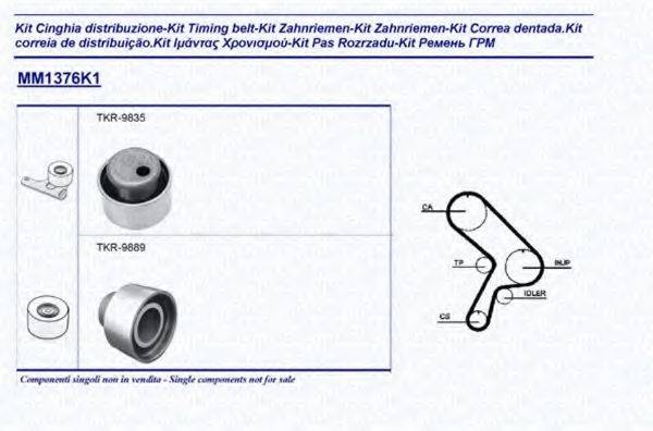 MAGNETI MARELLI 341313761101 Комплект ременя ГРМ